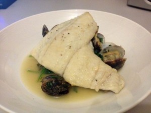 Brill with Clams