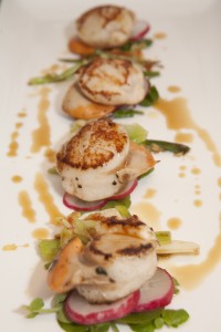 Scallops with Sesame, Soy & Honey